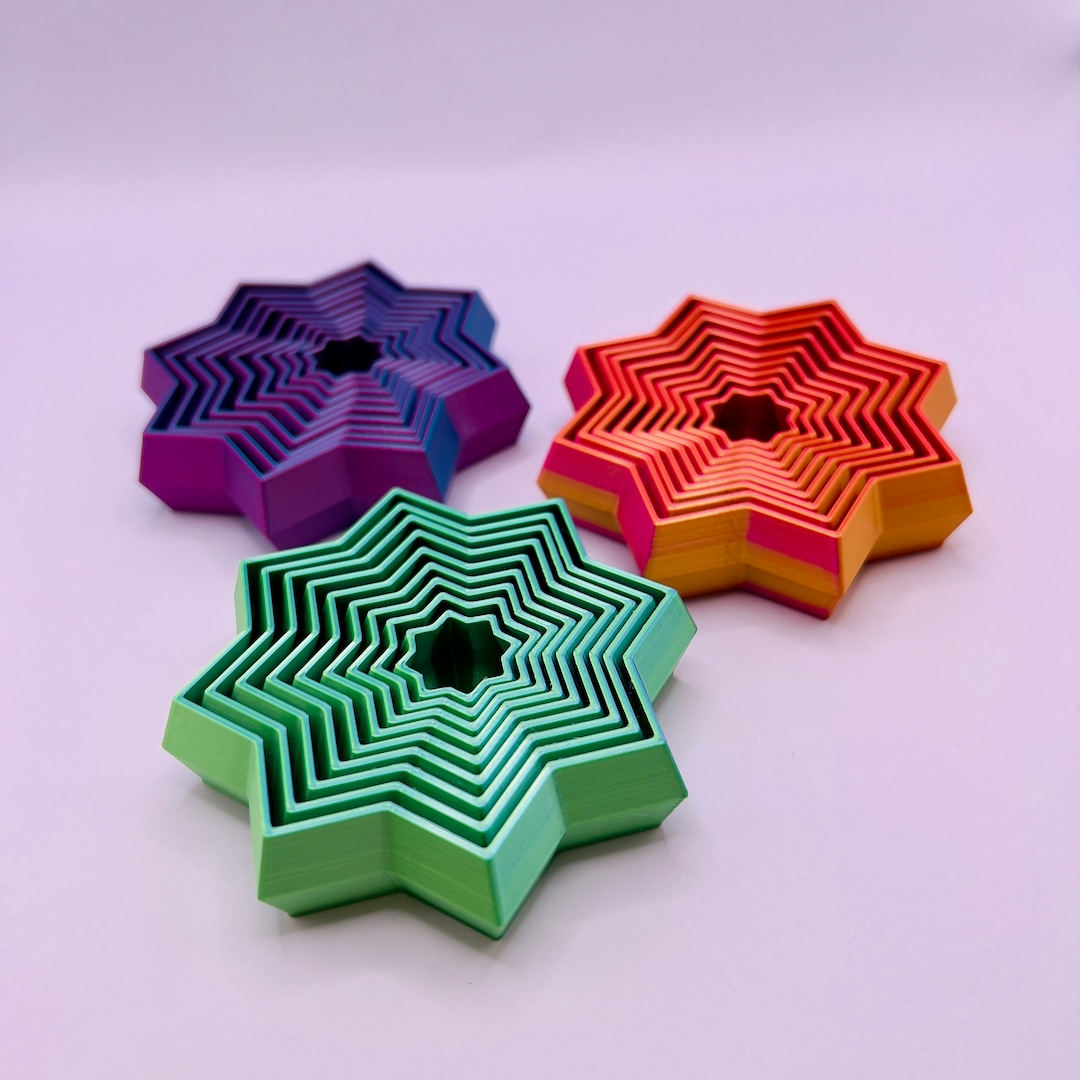 Star fidget 3D print